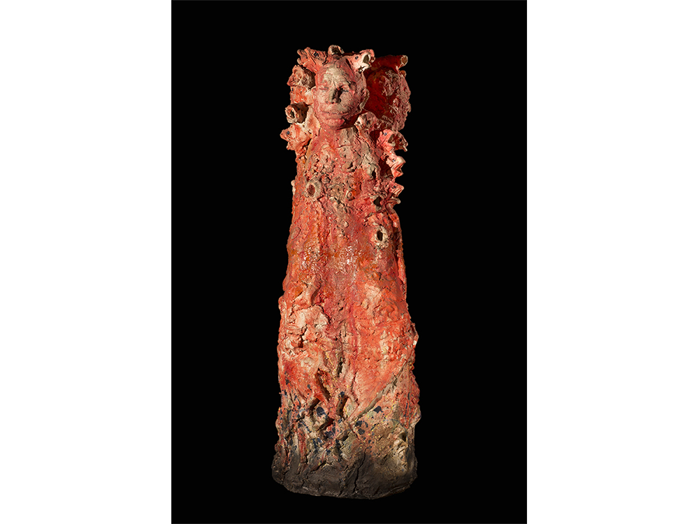 18 Roja, 2014 cerámica de alta temperatura 147 x 55 x 50 cm 