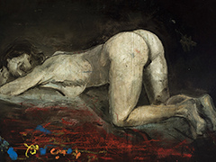 2 Serie el pecado I, 2010, óleo sobre tela 120 x 135 cm