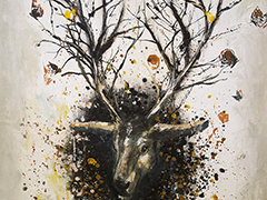 11 Animal impuro, 2015, óleo sobre tela 100 x 80 cm 