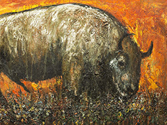 13.2 Bisonte, 2016 óleo sobre tela 200 x 400 cm 