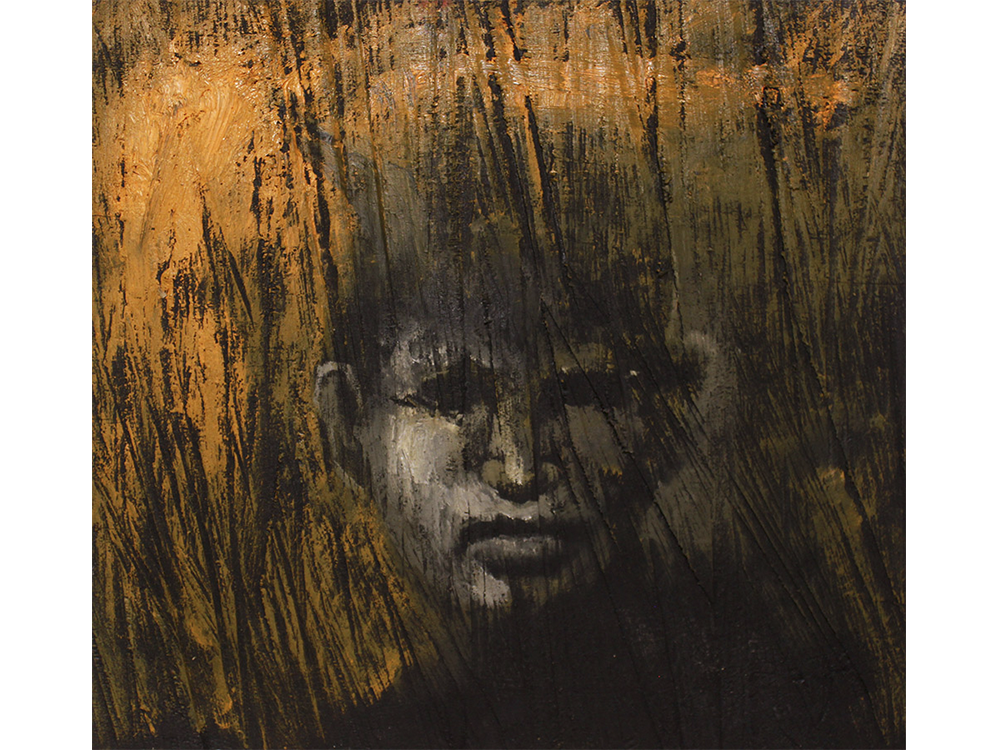 23.1 Man, oil on wood, 43 x 42 cm 