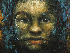 Elevación de las almas, óleo sobre tela, 120 x 160 cm